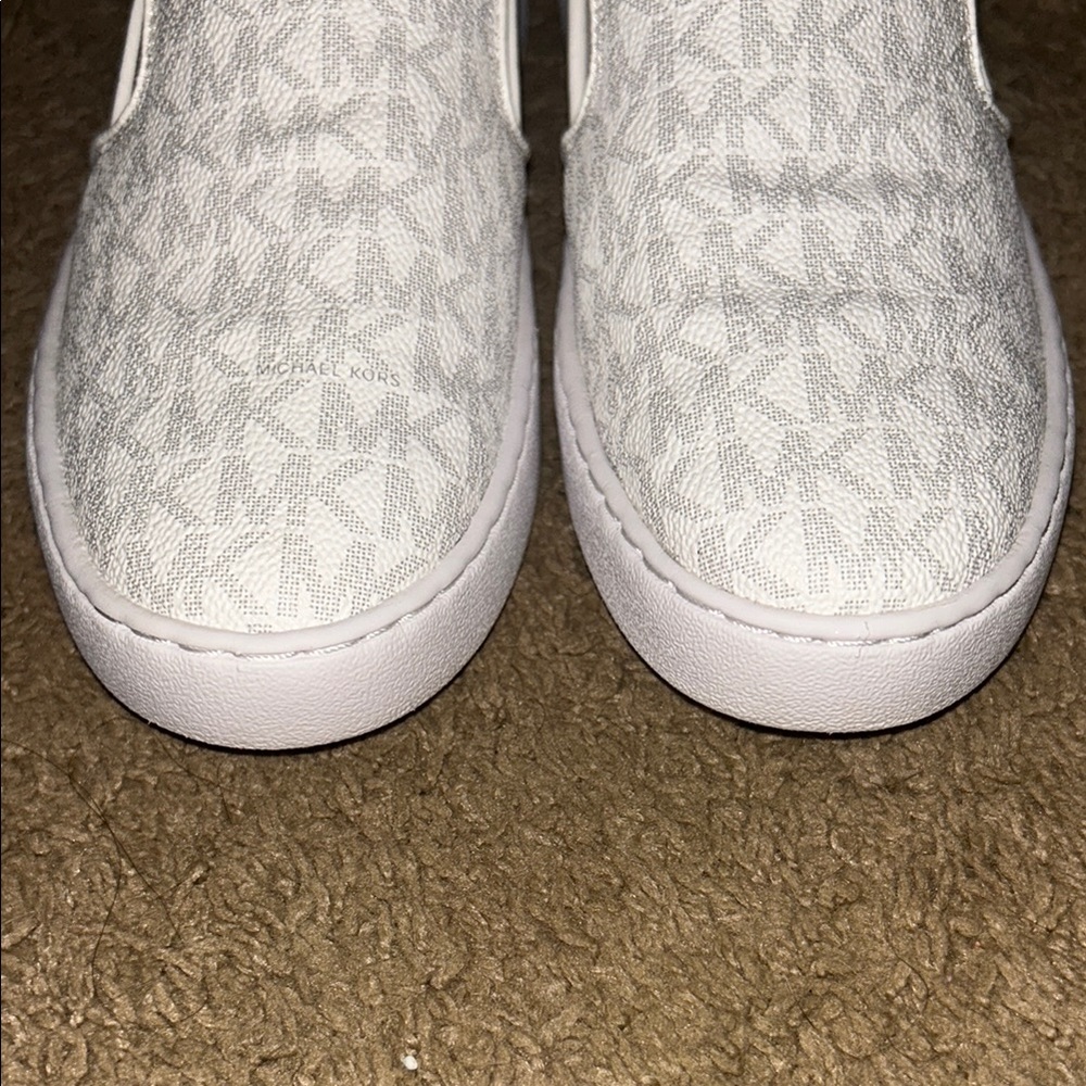 Michael Kors White Slip-On Shoes - Picture 6 of 7